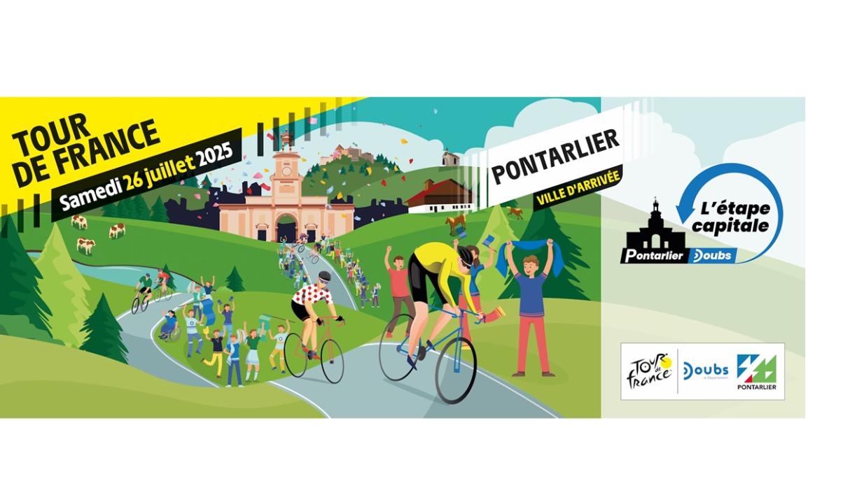 En train direction Pontarlier pour l’arrivée de la 20ème étape du Tour de France
