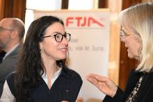 Céline Vara et Nicole Baur ravies de la mobilisation en faveur de la ligne du Franco-Suisse