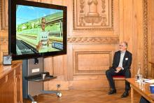 12 ans de présidence à la tête de la FTJA: projection d'image pour retracer le parcours de Pascal Vuilleumier à la tête de la FTJA