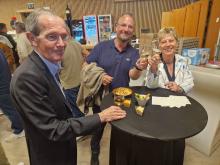 Me Georges Schaller (avocat conseil de l’ANEPP), Olivier Cornuz (délégué EITNeuchâtel) et Sylvie Douillet (Secrétaire patronale)