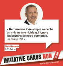 Nabil Francis dit NON à l'initiative UDC