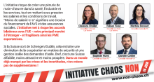 5 parlementaires fédéraux neuchâteloises disent NON à l'initiative UDC