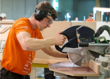 Augustin ne compte pas ses heures pour viser l'excellence requise par les WorldSkills !