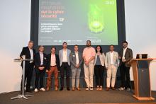 Photo-souvenir des intervenants et experts du troisième Forum neuchâtelois sur la cybersécurité