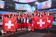 La délégation helvétique! Hop SUISSE!