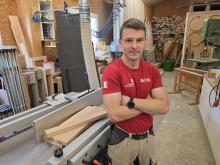 Augustin Mettraux, menuisier neuchâtelois de Fontainemelon, médaillé de bronze aux WorldSkills de Shanghai